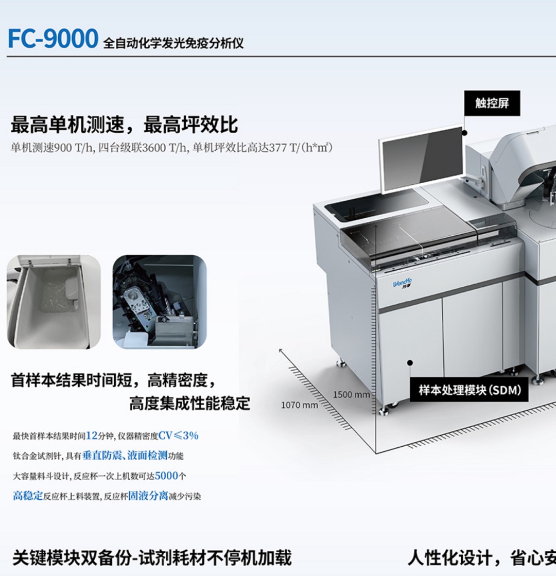 FC-9000全自动化学发光免疫分析仪
